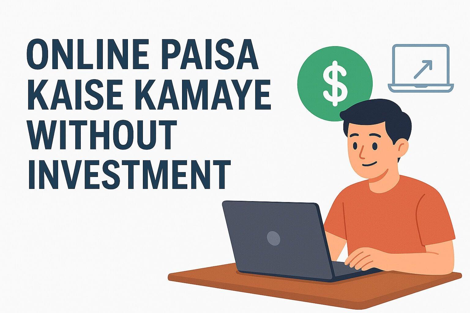 Online Paise Kaise Kamaye Without Investment – बिना पैसे लगाए ऑनलाइन पैसा कमाने के आसान तरीके